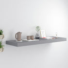 Floating wall shelf 80x23.5x3.8 cm MDF grey