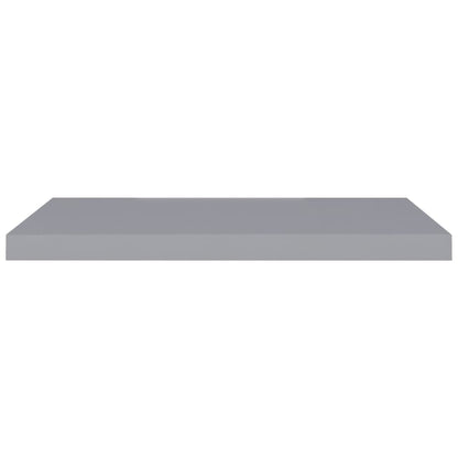 Wandschappen Zwevend 80X3,5X3,8 Cm Mdf Grijs 2 80 x 23.5 x 3.8 cm