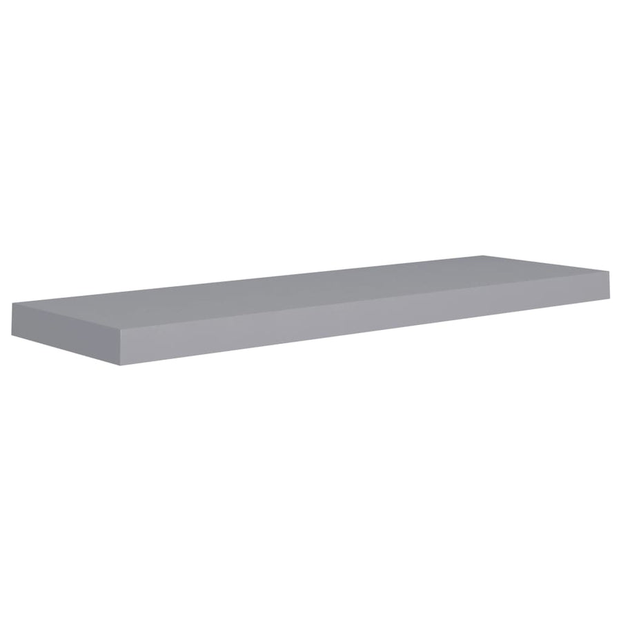 Wandschappen Zwevend 80X23,5X3,8 Cm Mdf Grijs 4 80 x 23.5 x 3.8 cm