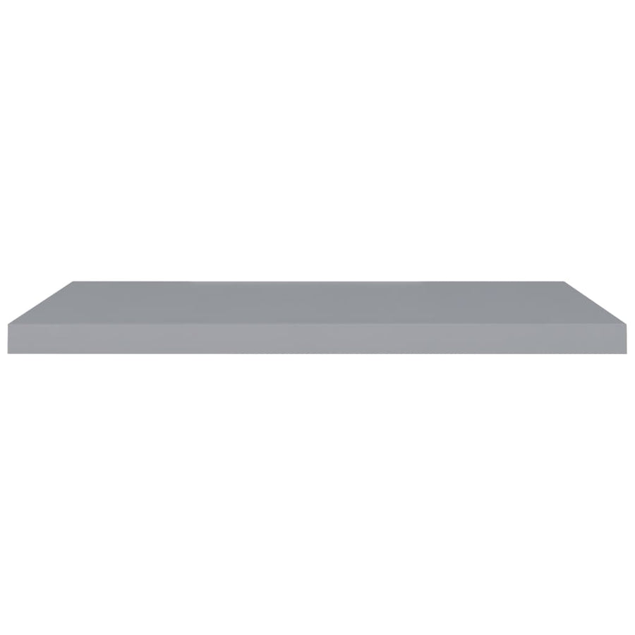 Wandschap Zwevend 90X23,5X3,8 Cm Mdf Grijs 1 90 x 23.5 x 3.8 cm