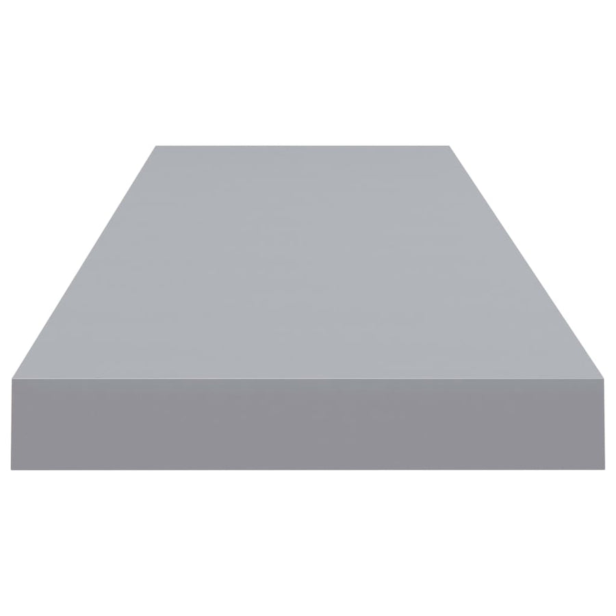 Wandschap Zwevend 90X23,5X3,8 Cm Mdf Grijs 1 90 x 23.5 x 3.8 cm