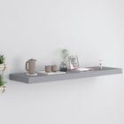 Floating wall shelf 90x23.5x3.8 cm MDF grey