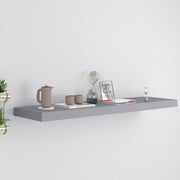 Floating wall shelf 90x23.5x3.8 cm MDF grey