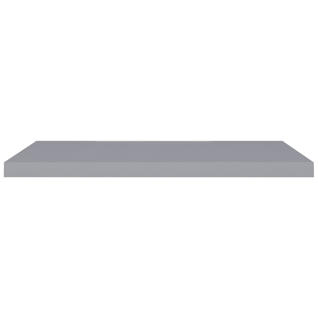 Wandschappen Zwevend 90X3,5X3,8 Cm Mdf Grijs 2 90 x 23.5 x 3.8 cm