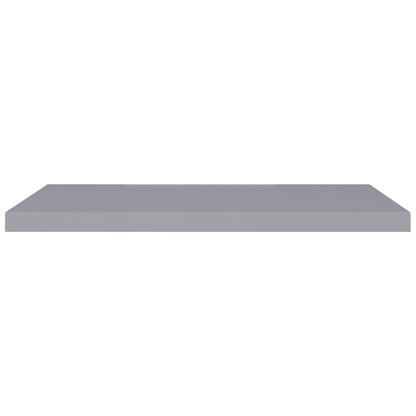 Wandschappen Zwevend 90X3,5X3,8 Cm Mdf Grijs 2 90 x 23.5 x 3.8 cm