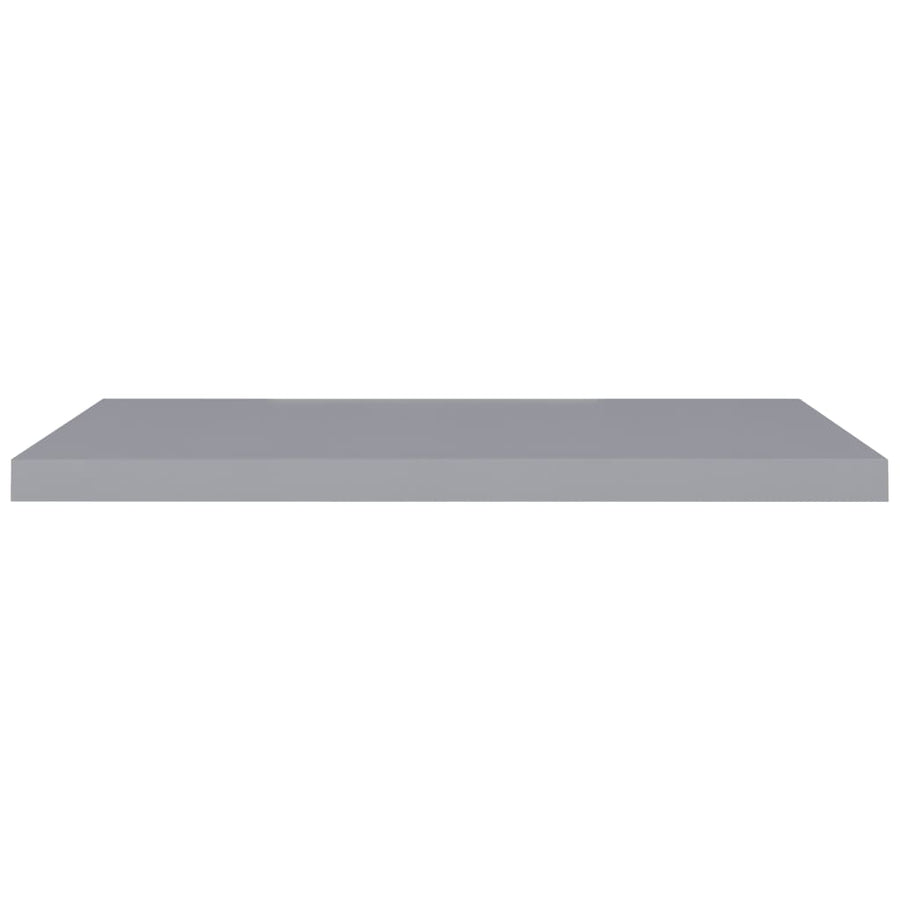 Wandschappen Zwevend 90X3,5X3,8 Cm Mdf Grijs 2 90 x 23.5 x 3.8 cm