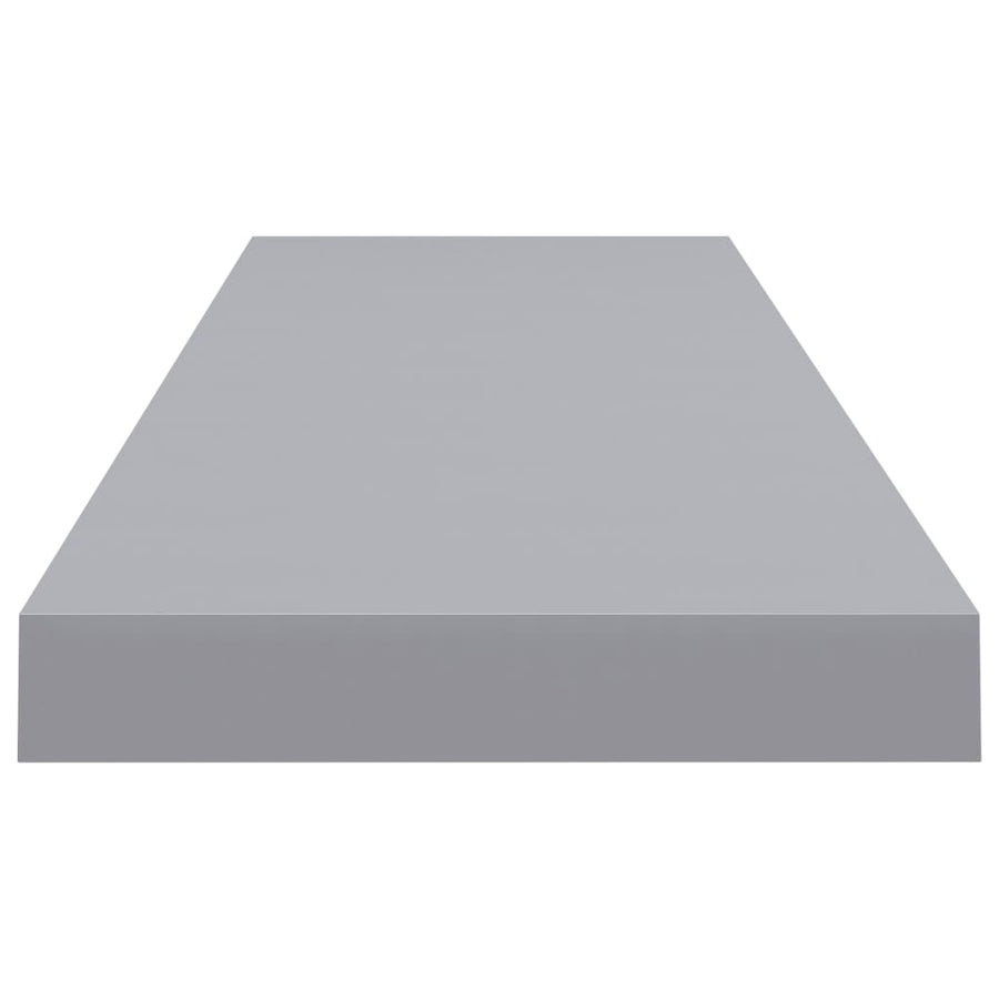 Wandschappen Zwevend 90X3,5X3,8 Cm Mdf Grijs 2 90 x 23.5 x 3.8 cm