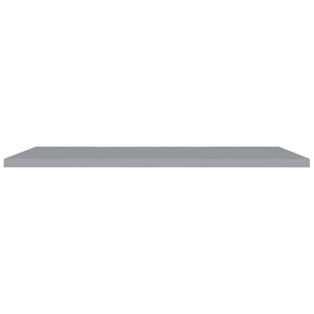 Wandschappen Zwevend 10X3,5X3,8 Cm Mdf Grijs 2 120 x 23.5 x 3.8 cm