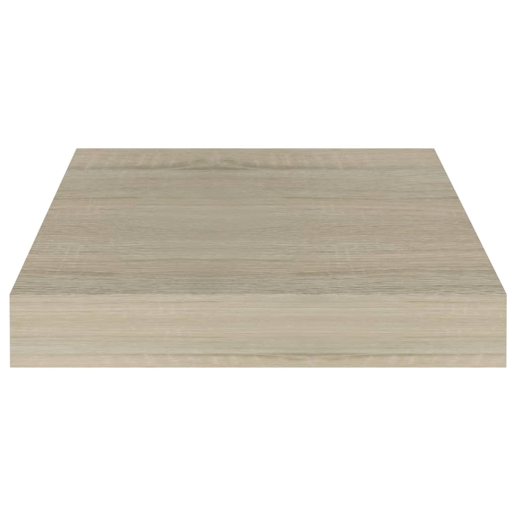 Wandschap Zwevend 23X23,5X3,8 Cm Mdf Kleur Eiken 1 23 x 23.5 x 3.8 cm