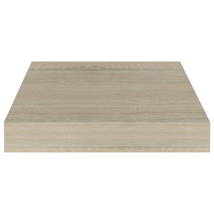 Wandschap Zwevend 23X23,5X3,8 Cm Mdf Kleur Eiken 1 23 x 23.5 x 3.8 cm