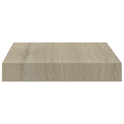 Wandschap Zwevend 23X23,5X3,8 Cm Mdf Kleur Eiken 1 23 x 23.5 x 3.8 cm
