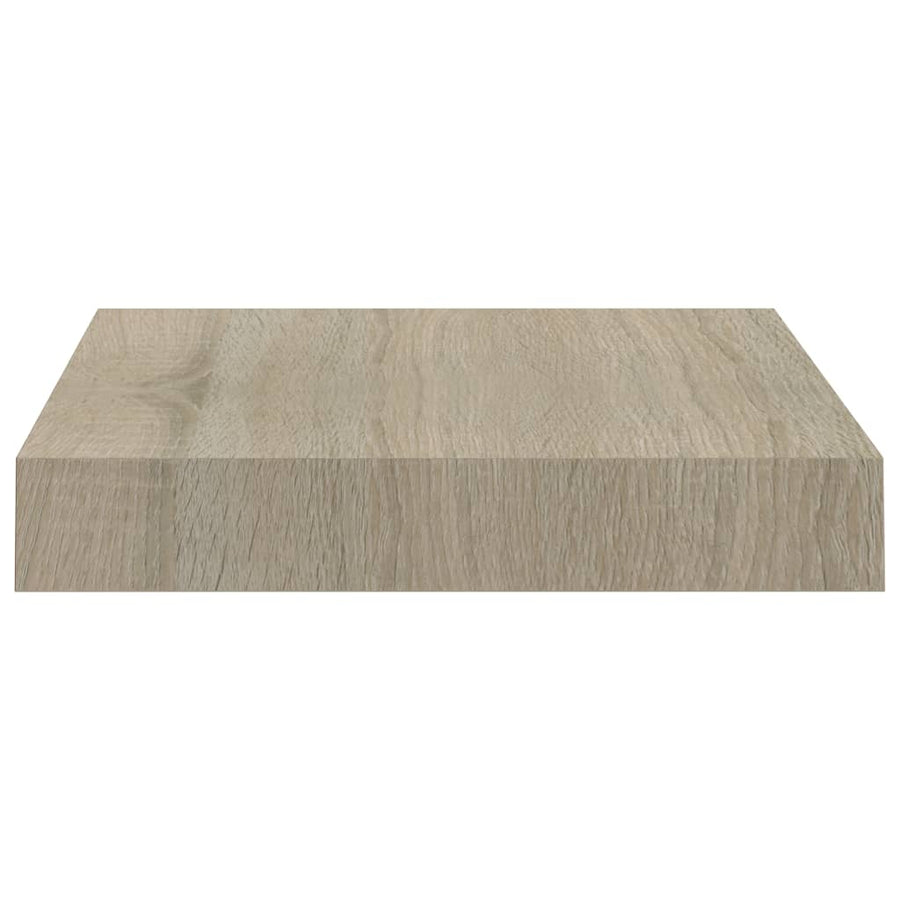 Wandschap Zwevend 23X23,5X3,8 Cm Mdf Kleur Eiken 1 23 x 23.5 x 3.8 cm
