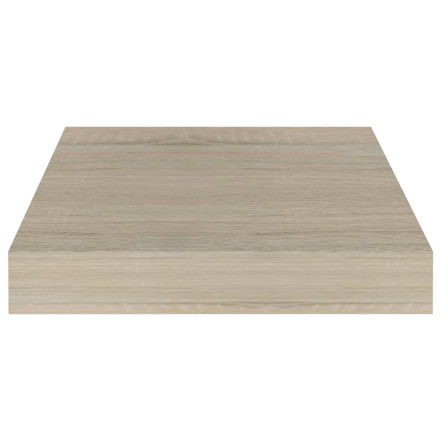 Wandschappen Zwevend 23X23,5X3,8 Cm Mdf Kleurig Eiken 4 23 x 23.5 x 3.8 cm