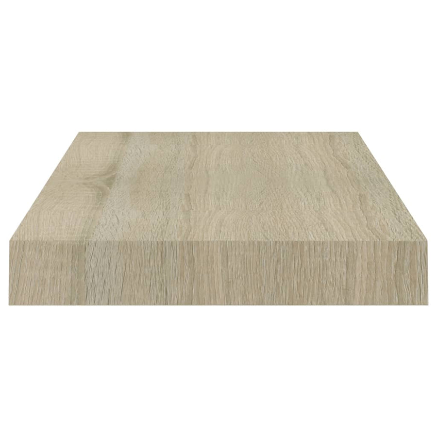 Wandschappen Zwevend 0X23X3,8 Cm Mdf Kleurig Eiken 4 40 x 23 x 3.8 cm