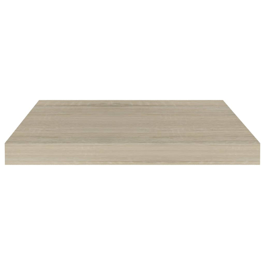 Wandschap Zwevend 50X23X3,8 Cm Mdf Kleurig Eiken 1 50 x 23 x 3.8 cm