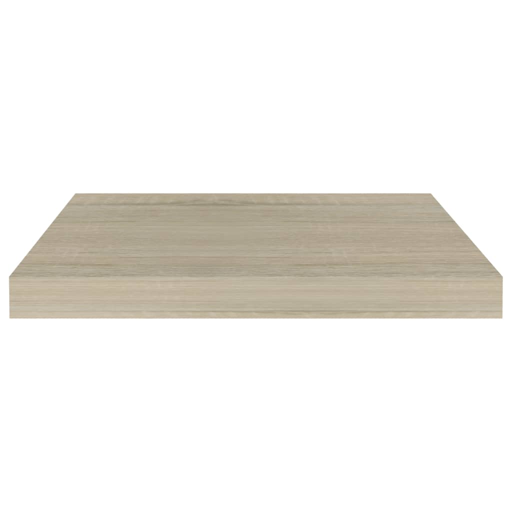Wandschappen Zwevend 50X3X3,8 Cm Mdf Kleurig Eiken 2 50 x 23 x 3.8 cm