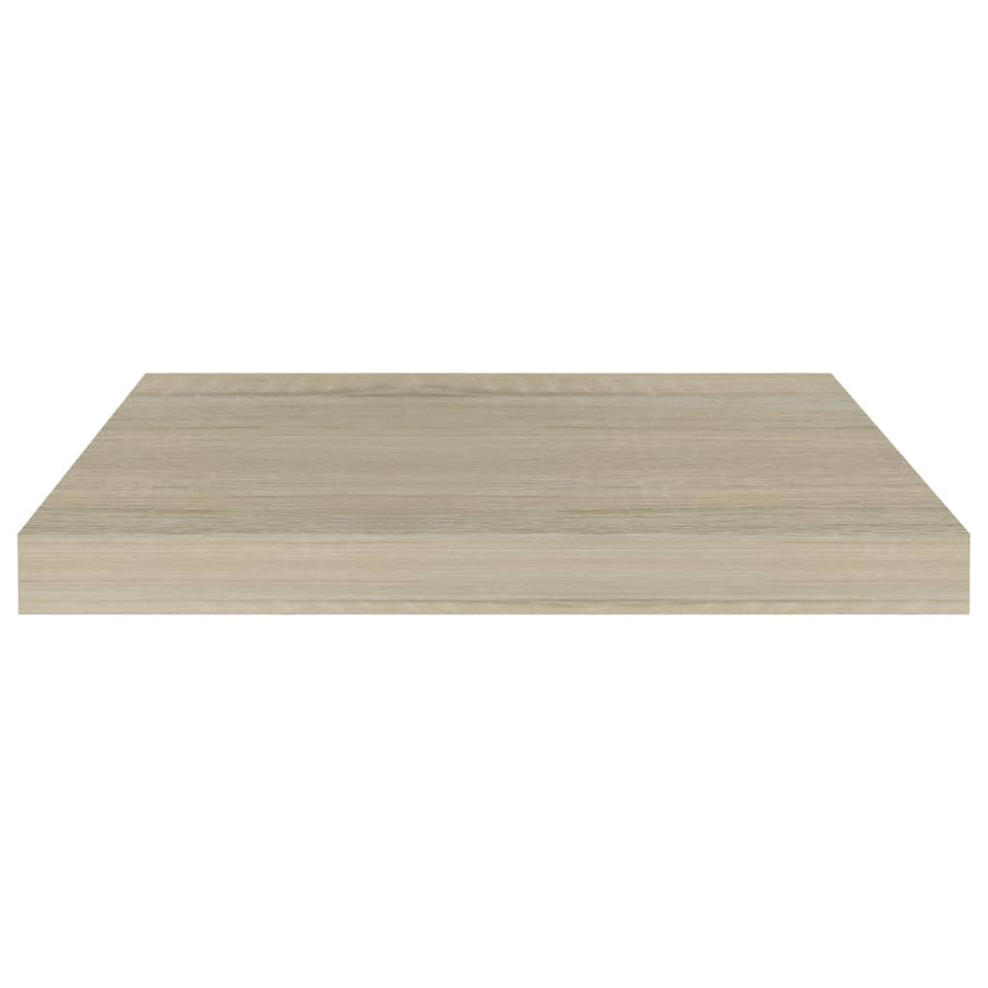 Wandschappen Zwevend 50X3X3,8 Cm Mdf Kleurig Eiken 2 50 x 23 x 3.8 cm