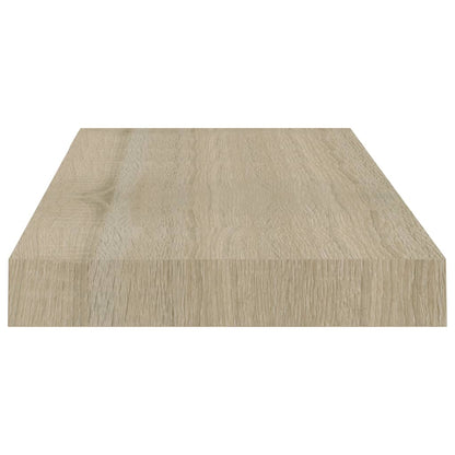Wandschappen Zwevend 50X3X3,8 Cm Mdf Kleurig Eiken 2 50 x 23 x 3.8 cm