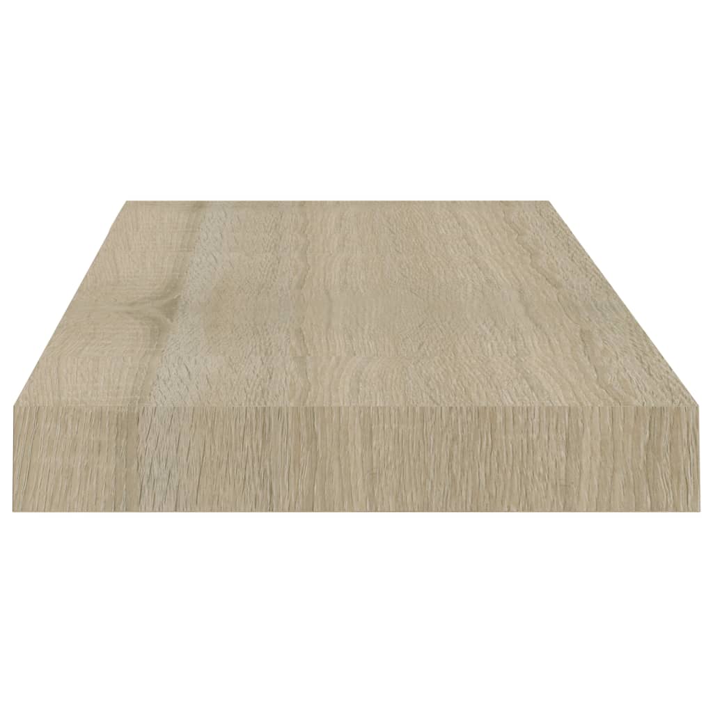 Wandschappen Zwevend 50X23X3,8 Cm Mdf Kleurig Eiken 4 50 x 23 x 3.8 cm