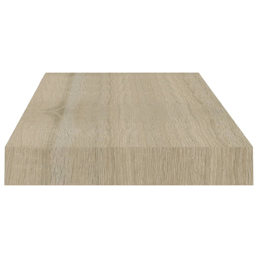 Wandschappen Zwevend 50X23X3,8 Cm Mdf Kleurig Eiken 4 50 x 23 x 3.8 cm