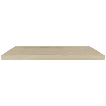 Wandschap Zwevend 90X23,5X3,8 Cm Mdf Kleurig Eiken 1 90 x 23.5 x 3.8 cm