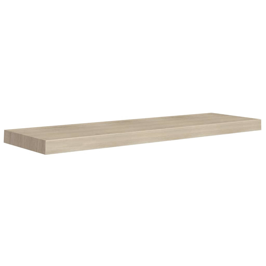 Wandschappen Zwevend 90X3,5X3,8 Cm Mdf Kleurig Eiken 2 90 x 23.5 x 3.8 cm