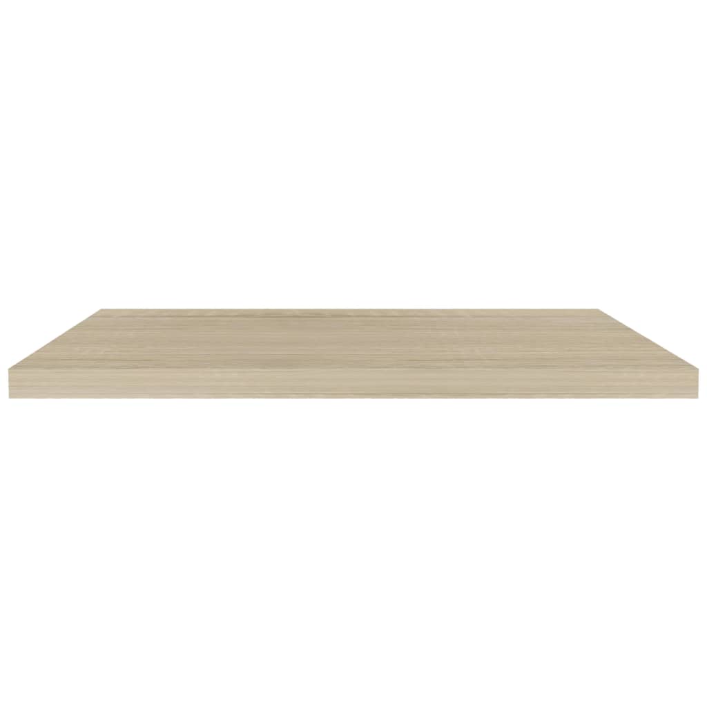 Wandschappen Zwevend 90X3,5X3,8 Cm Mdf Kleurig Eiken 2 90 x 23.5 x 3.8 cm