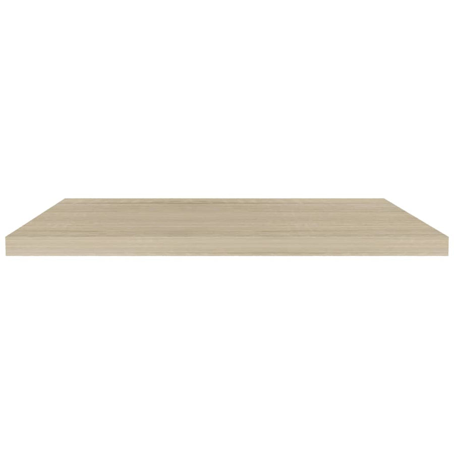 Wandschappen Zwevend 90X3,5X3,8 Cm Mdf Kleurig Eiken 2 90 x 23.5 x 3.8 cm