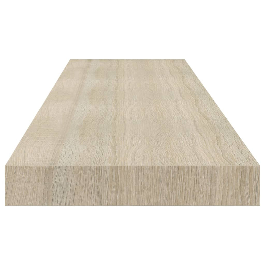 Wandschappen Zwevend 90X23,5X3,8 Cm Mdf Kleurig Eiken 4 90 x 23.5 x 3.8 cm