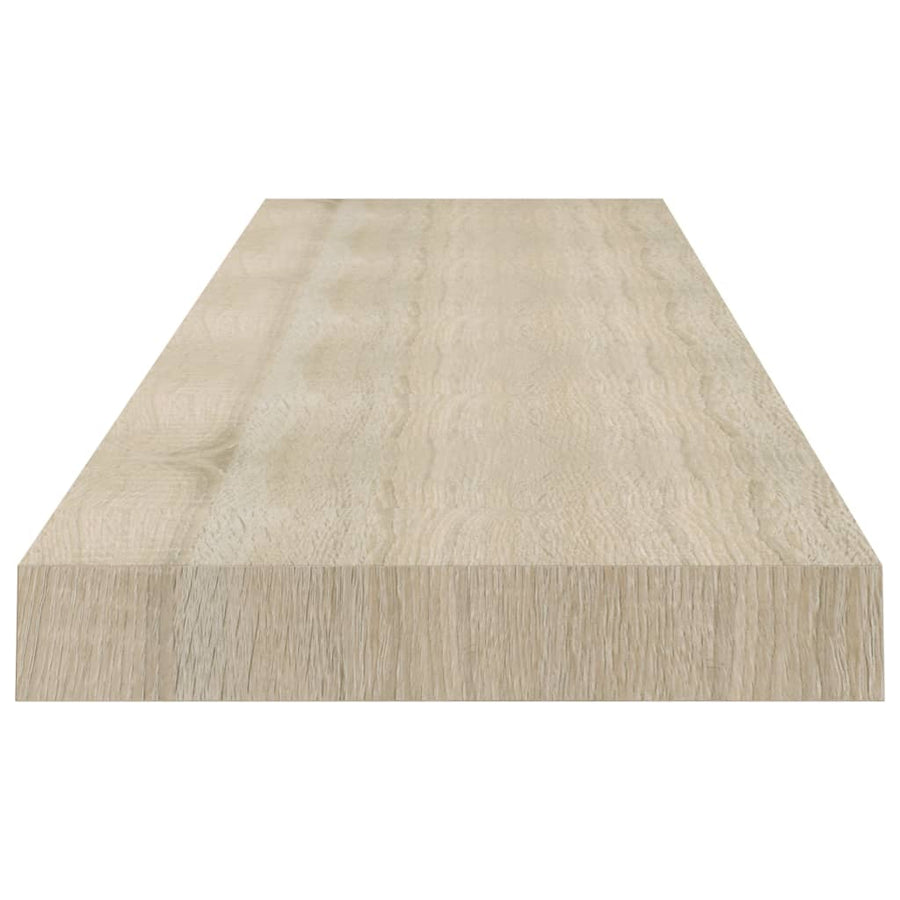 Wandschap Zwevend 20X23,5X3,8 Cm Mdf Kleurig Eiken 1 120 x 23.5 x 3.8 cm