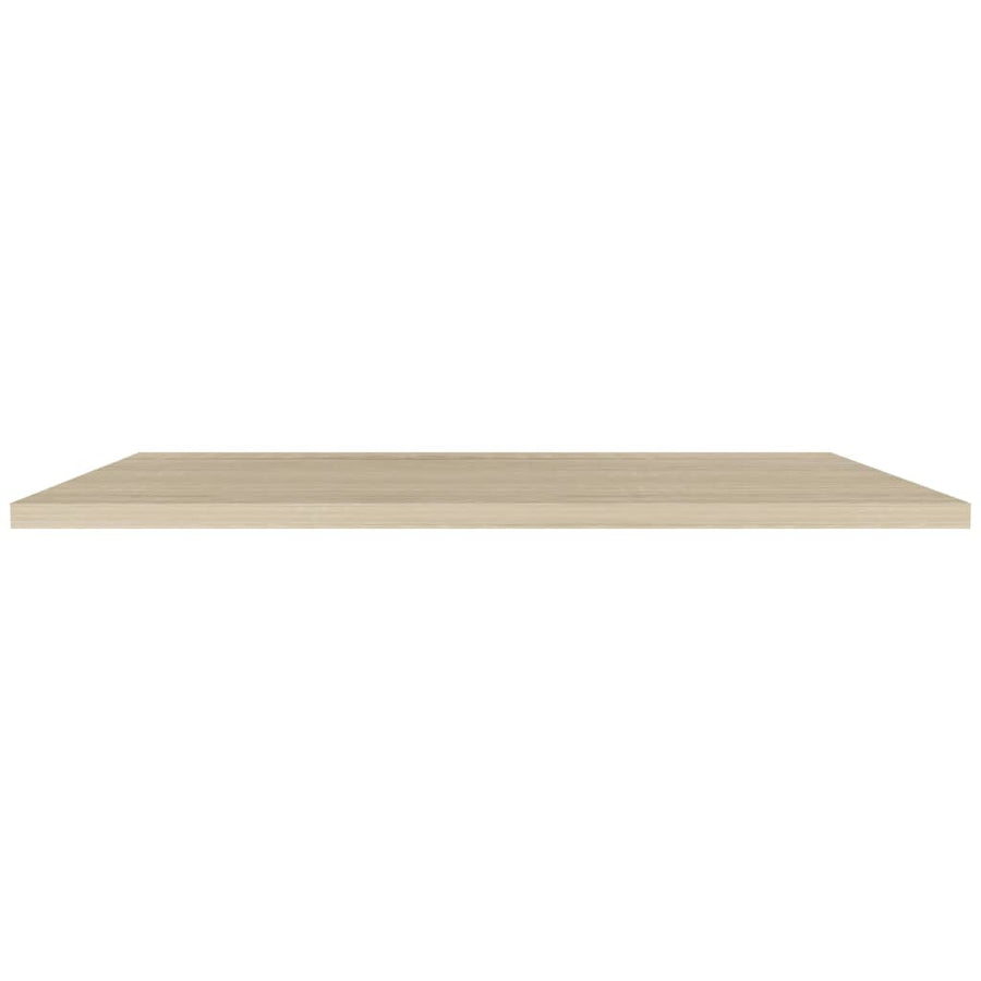 Wandschappen Zwevend 10X3,5X3,8 Cm Mdf Kleurig Eiken 2 120 x 23.5 x 3.8 cm