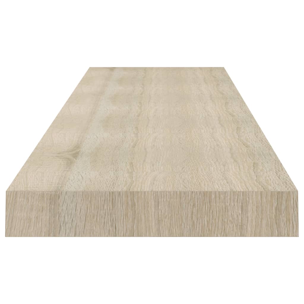 Wandschappen Zwevend 120X23,5X3,8 Cm Mdf Kleurig Eiken 4 120 x 23.5 x 3.8 cm