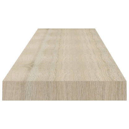 Wandschappen Zwevend 120X23,5X3,8 Cm Mdf Kleurig Eiken 4 120 x 23.5 x 3.8 cm