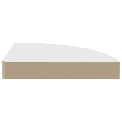 Hoekschap Zwevend 25X25X3,8 Cm Mdf 1 25 x 25 x 3.8 cm Wit
