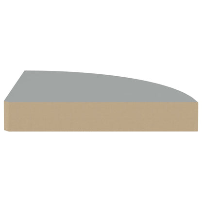 Hoekschap Zwevend 25X25X3,8 Cm Mdf 1 25 x 25 x 3.8 cm Grijs