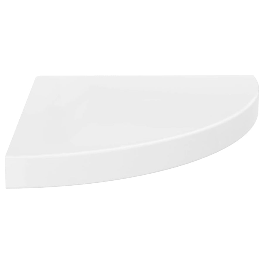 Hoekschap Zwevend 35X35X3,8 Cm Mdf 1 35 x 35 x 3.8 cm Hoogglans wit