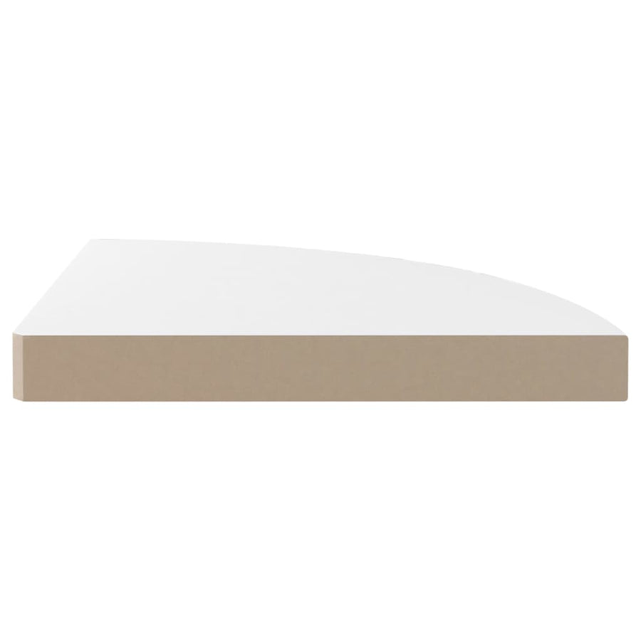 Hoekschap Zwevend 35X35X3,8 Cm Mdf 1 35 x 35 x 3.8 cm Hoogglans wit