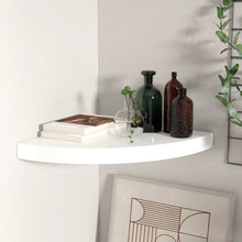 Hoekschap Zwevend 35X35X3,8 Cm Mdf 1 35 x 35 x 3.8 cm Hoogglans wit