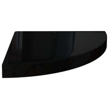 Hoekschap Zwevend 35X35X3,8 Cm Mdf 1 35 x 35 x 3.8 cm Hoogglans zwart