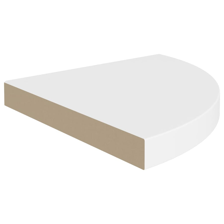 Hoekschap Zwevend 35X35X3,8 Cm Mdf 1 35 x 35 x 3.8 cm Wit