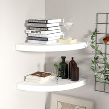 Hoekschappen Zwevend 35X35X3,8 Cm Mdf 2 35 x 35 x 3.8 cm Wit