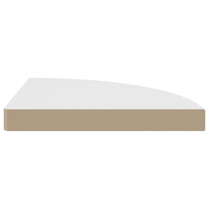 Hoekschappen Zwevend 35X35X3,8 Cm Mdf 4 35 x 35 x 3.8 cm Wit