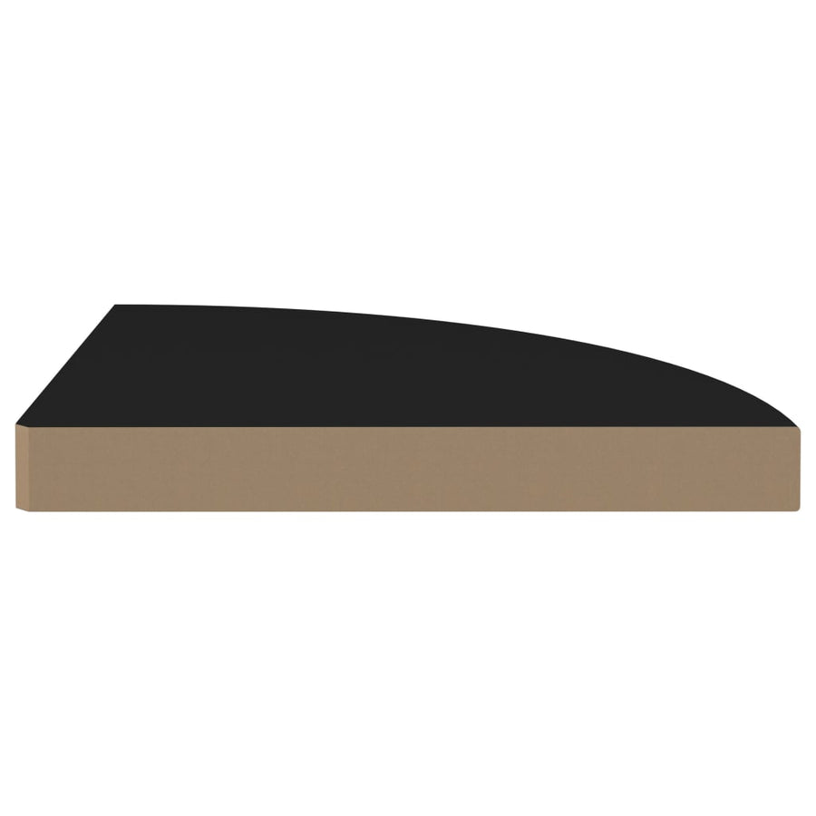 Hoekschap Zwevend 35X35X3,8 Cm Mdf 1 35 x 35 x 3.8 cm Zwart