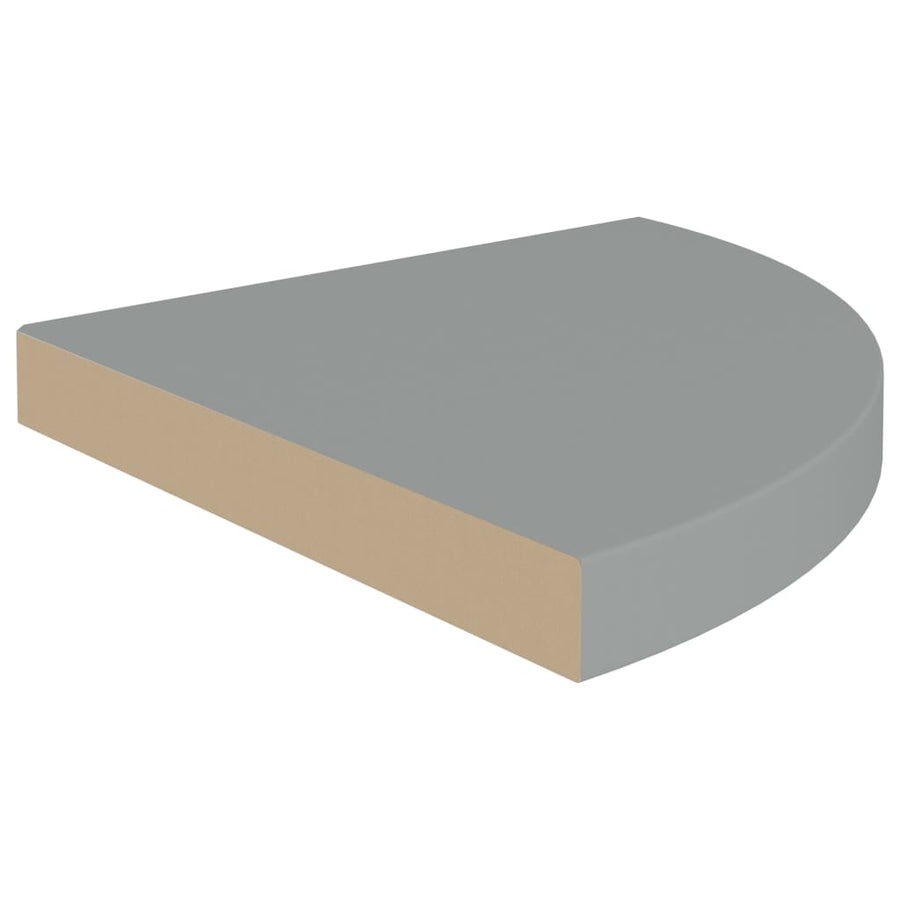 Hoekschap Zwevend 35X35X3,8 Cm Mdf 1 35 x 35 x 3.8 cm Grijs