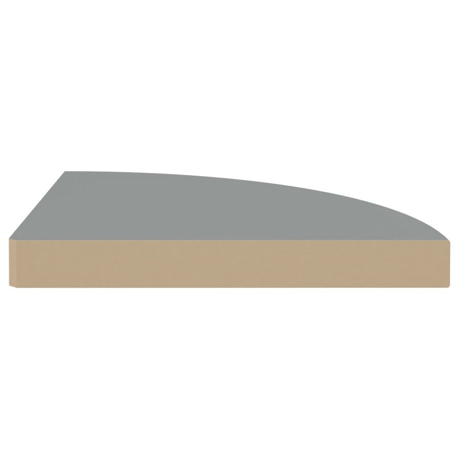 Hoekschap Zwevend 35X35X3,8 Cm Mdf 1 35 x 35 x 3.8 cm Grijs