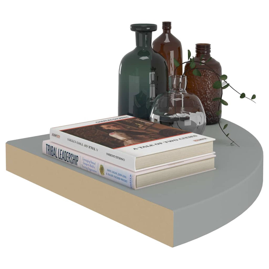 Hoekschap Zwevend 35X35X3,8 Cm Mdf 1 35 x 35 x 3.8 cm Grijs