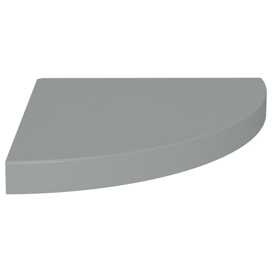 Hoekschappen Zwevend 35X35X3,8 Cm Mdf 2 35 x 35 x 3.8 cm Grijs