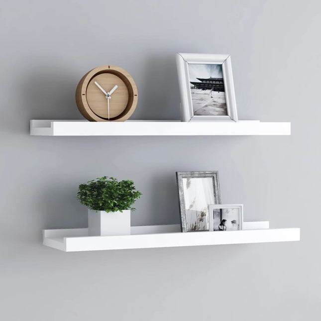 Fotoplanken Mdf 60 x 9 x 3 cm Wit