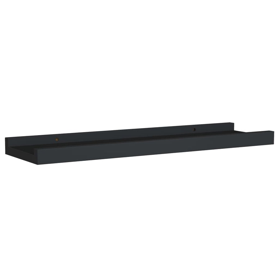 Fotoplanken Mdf 40 x 9 x 3 cm Zwart