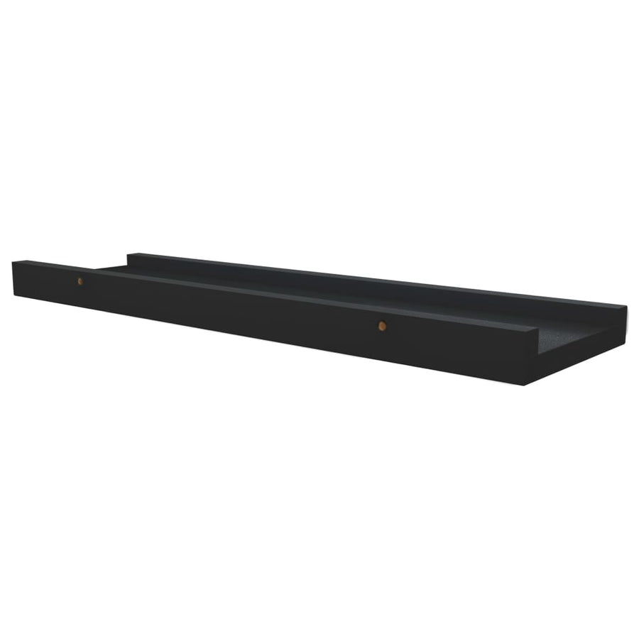 Fotoplanken Mdf 40 x 9 x 3 cm Zwart